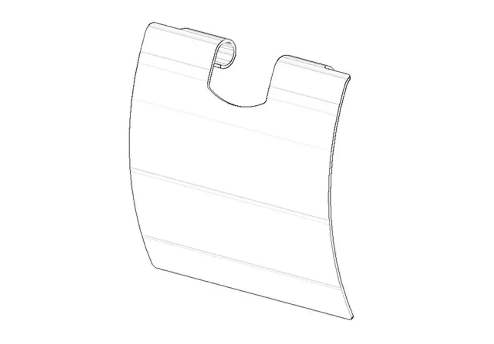 DORNBRACHT Abdeckung für Papierrollenhalter ERSATZTEILE 081102508 120 x 110 x 22 mm Chrom, 081102508-00 Galeriebild 1